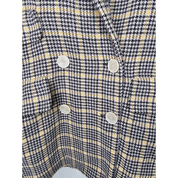 M.I.H Tweed Double Breasted Coat with pockets size Large - Picture 9 of 15